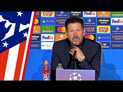 Rueda de prensa de Diego Simeone tras la victoria del Atlético 2-1 sobre Leipzig | Champions League