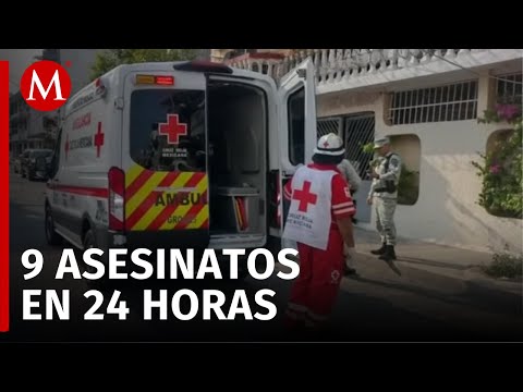 Asesinan a 9 personas en Acapulco; 4 fueron desmembrados y 5 baleados