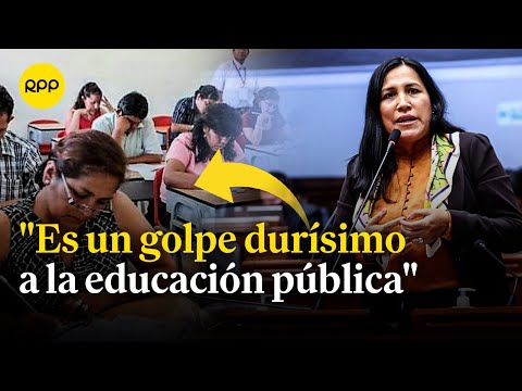 Ingreso de docentes interinos a la carrera pública magisterial golpea a la educación: Flor Pablo