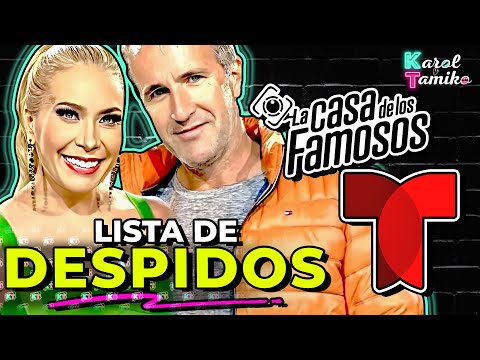 DESPIDOS - EJECUTIVOS de Telemundo y sus graves acusaciones- LA LISTA