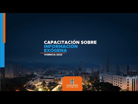 Capacitación Exógena vigencia 2023 - Alcaldía de Medellín