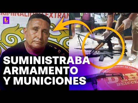 Perú: Policía incauta armas de largo alcance vinculadas a ‘Los Tiguerones del Ecuador’