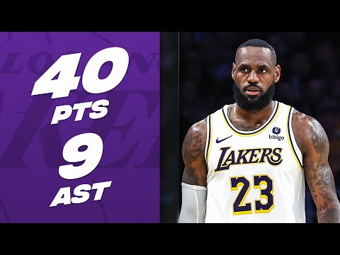 LeBron James GOES OFF For 40 Points vs The Warriors! | March 16, 2024