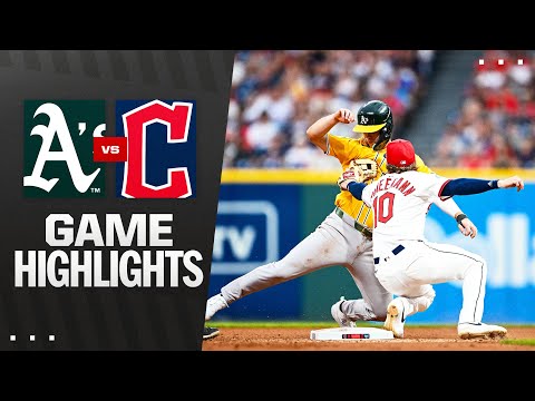 As vs. Guardians Game Highlights (7/19/25) | MLB Highlights