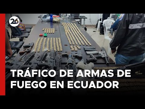 Tráfico de armas de fuego y violencia en Ecuador
