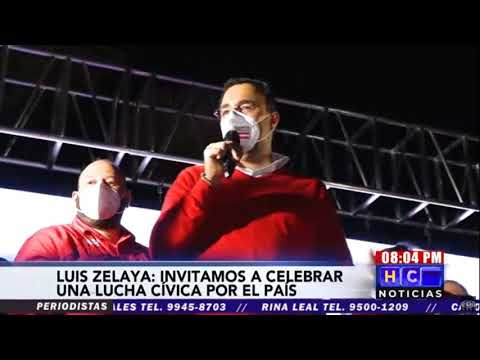 Luis Zelaya entrega firmas para inscribir su movimiento Recuperar Honduras