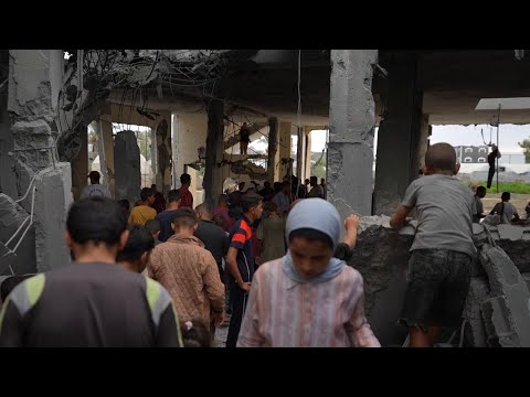 Israeli strike on mosque kills 19 as it bombards northern Gaza and southern Beirut