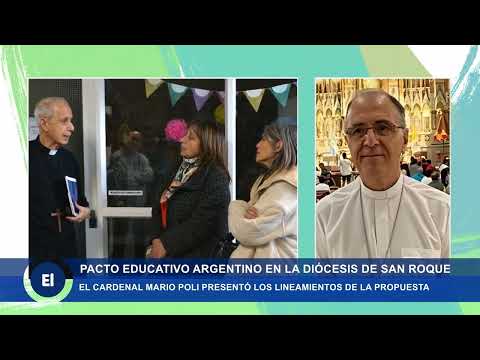 El Cardenal Poli llevó el Pacto Educativo Argentino a la diócesis de San Roque