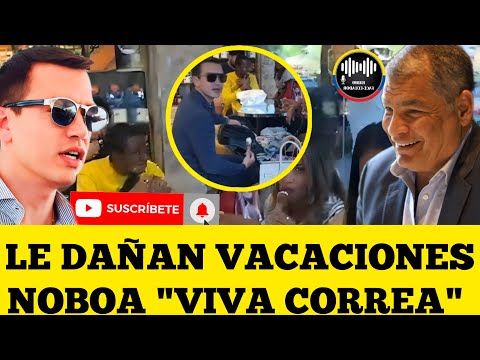 NOBOA PASA MAL RATO EN MIAMI CUANDO ESTABA DE VACACIONES MIGRANTE LE GRITA VIVA CORREA NOTICIAS RFE