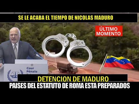 SE PRENDIO! DETENCION de MADURO por paises del estatuto de ROMA si no acepta a Maria Corina