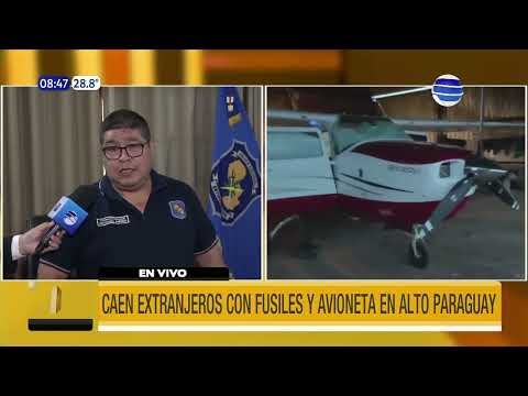 Caen extranjeros con fusiles y avioneta en Alto Paraguay