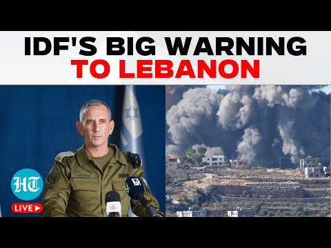 LIVE | IDF Spokesperson Hagari Addresses Media: Warning to Lebanese Civilians | Hezbollah | Israel