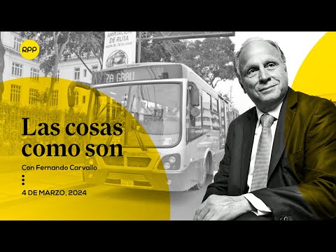 Crisis en la reforma del transporte urbano | Las cosas como son con Fernando Carvallo
