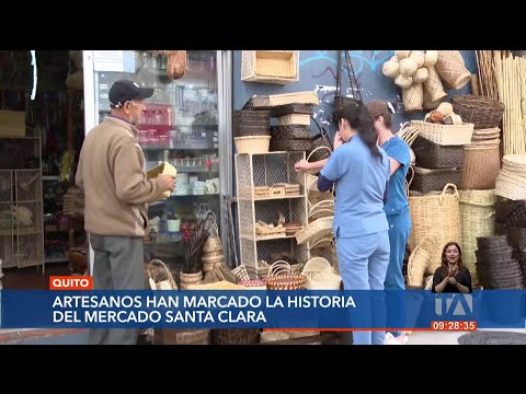 Artesanos han marcado historia en el Mercado Santa Clara en Quito
