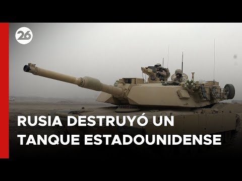 Rusia destruyó un tanque Abrams de origen estadounidense