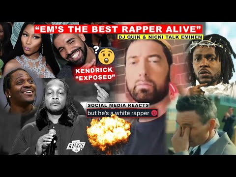 Nicki Minaj, DJ Quik Mad Props to Eminem “Best Rapper Alive”, Kendrick “EXPOSED”, Drake, Pusha T