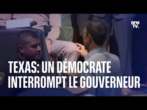 Le démocrate Beto O'Rourke interrompt la conférence de presse du gouverneur du Texas