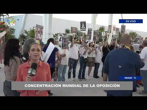 Continúa Concentración de la oposición en Miami - En Vivo | 28Sep