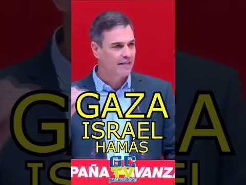 Se puede criticar a HAMÁS y también la matanza de civiles en GAZA Pedro Sánchez #shorts