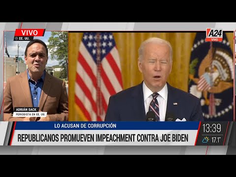 Republicanos promueven impeachment contra Joe Biden