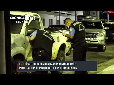 Chapean vehículo y hurtan 11 mil dólares en Estelí - Nicaragua