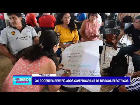 Trujillo: 200 docentes beneficiados con programa de riesgos eléctricos