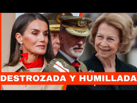 LA REINA LETIZIA ABUCHEADA en PLENO DESFILE POR EL 12 DE OCTUBRE ¡LA REINA SOFI?A LA RIDICULIZA