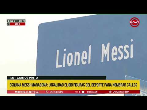 Tezanos Pinto: El pueblo que festejó su aniversario nombrando a sus calles con deportistas