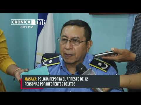 Sujetos señalados de peligrosos delitos puestos tras las rejas en Masaya - Nicaragua