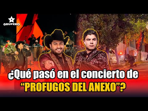 Expl05ión en concierto de “PRÓFUGOS DEL ANEXO” ¿Provocado?