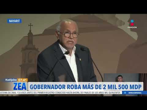 Denuncian al gobernador de Nayarit por el robo de 2 mil 500 mdp | Noticias con Francisco Zea