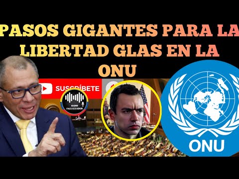 JORGE GLAS DA PASOS  GIGANTES PARA SU LIBERTAD EN LAS NACIONES UNIDAS NOTICIAS RFE TV