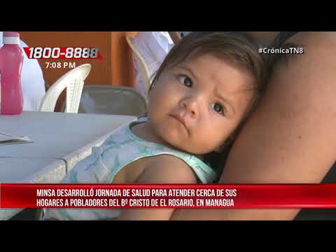 Desarrollan jornada de atención en salud en barrio Cristo de El Rosario - Nicaragua