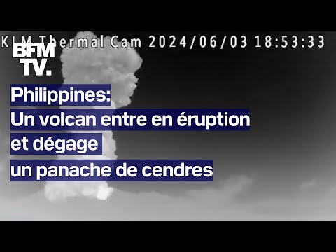 Philippines: un volcan entre en éruption et dégage un panache de cendres de cinq kilomètres de haut