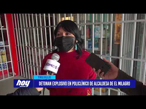 Detonan explosivo en policlínico de alcaldesa de El Milagro