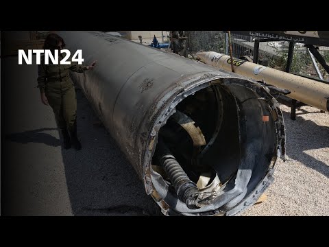 Así luce el enorme misil balístico iraní que Israel recuperó en su territorio
