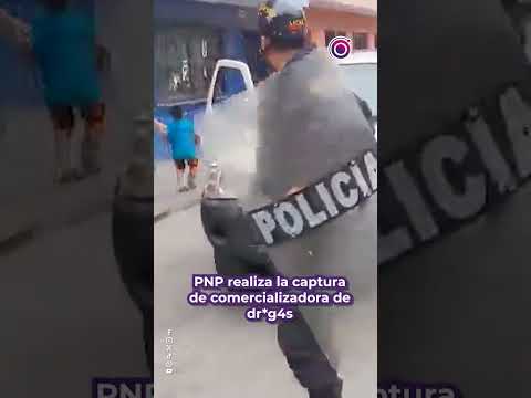 PNP se disfrazó de oso para capturar a ciudadana  #perú