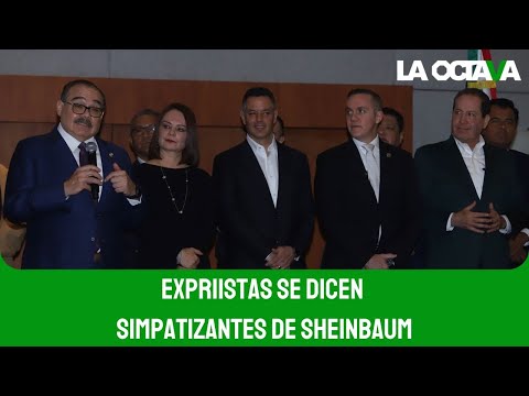 SIN SER INVITADOS, EXPRIISTAS anuncian su APOYO a SHEINBAUM