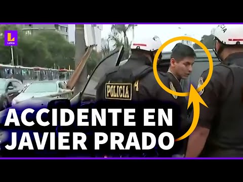 Accidente en la avenida Javier Prado: Esto ha podido ser peor