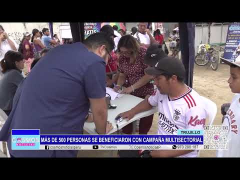 Trujillo: más de 500 personas se beneficiaron con campaña multisectorial