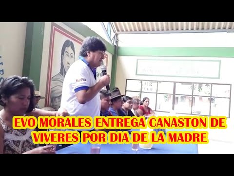 EVO MORALES DIO MENSAJE POR EL DIA DE LA MADRES DESDE  FEDERACIÓN INTERCULTURALES CHIMORE..
