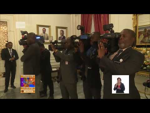 Presidente de Angola recibe al titular del Parlamento de Cuba