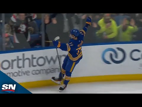 J.J. Peterka Matches Tage Thompson To Give Sabres Two Hat Tricks In Same Game