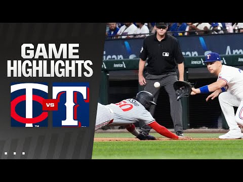 Twins vs. Rangers Game Highlights (8/17/24) | MLB Highlights