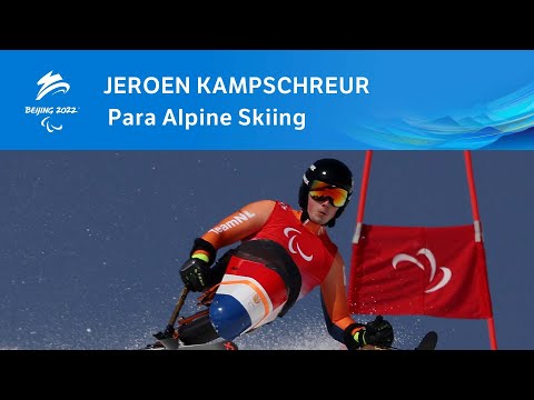 Athletics 🎽 🇳🇱 Jeroen Kampschreur takes on the Men's super-G sitting at his second Games 🎿 | Paralympic Games