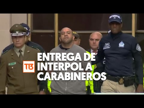 Asi? fue la entrega de Interpol a Carabineros de Dayonis Orozco por crimen contra mayor Sánchez