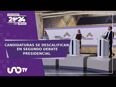 Privan descalificaciones en Segundo Debate Presidencial
