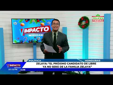 Zelaya: “el próximo candidato de libre ya no será de la familia Zelaya”