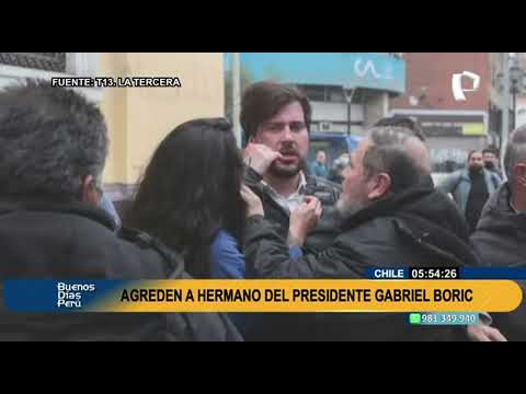 Violencia en Chile: desconocidos agreden a Simón Boric, hermano del presidente Gabriel Boric