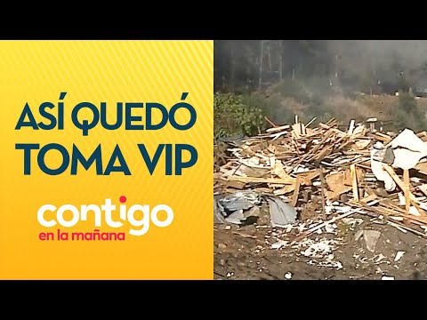 TORRES DE MADERA: Así quedó toma VIP después de la demolición en Constitución - Contigo en La Mañana